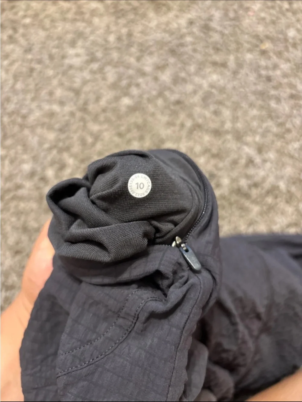 lululemon athletica Women's Black Double-Layer Mesh Shorts